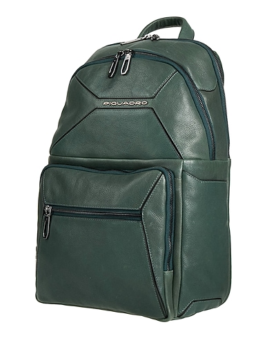 PIQUADRO Rucksacks Cow leather, EVA (Ethylene - Vinyl - Acetate), Nylon, Polyethylene, Metal