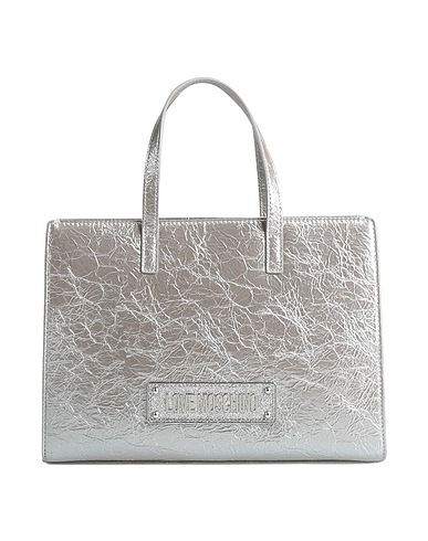 LOVE MOSCHINO Handtasche Silber 100% Polyurethan