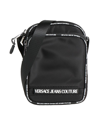 VERSACE JEANS COUTURE Cross-body bags Black 100% Polyamide