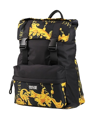 VERSACE JEANS COUTURE Backpacks Black 100% Polyester