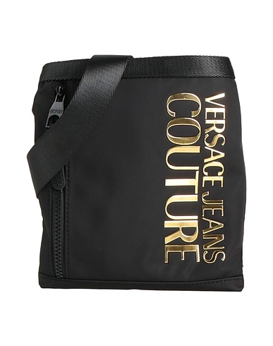 VERSACE JEANS COUTURE Across-body bag Black 100% Polyester