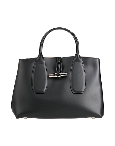 LONGCHAMP Handbag Black Calfskin