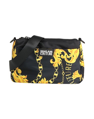 VERSACE JEANS COUTURE Cross-body bags Black 100% Polyester