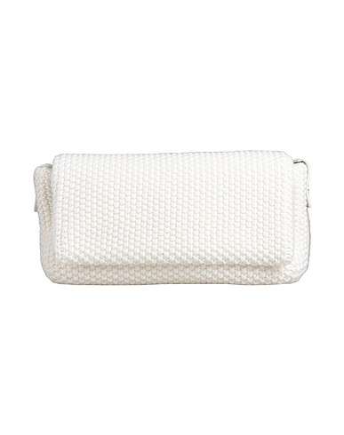 FABIANA FILIPPI Handbag White 60% Virgin Wool, 18% Silk, 14% Cashmere, 6% Alpaca wool, 2% Polyester