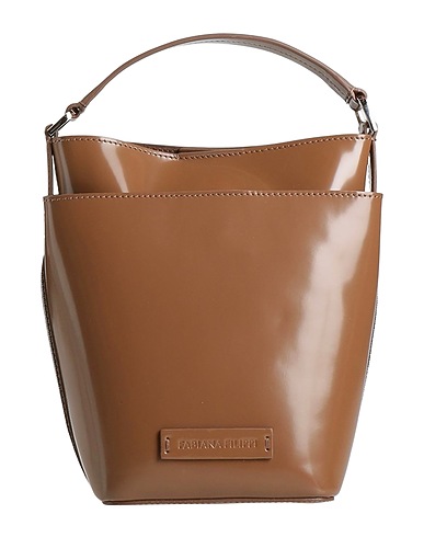 FABIANA FILIPPI Handbag Brown 100% Leather