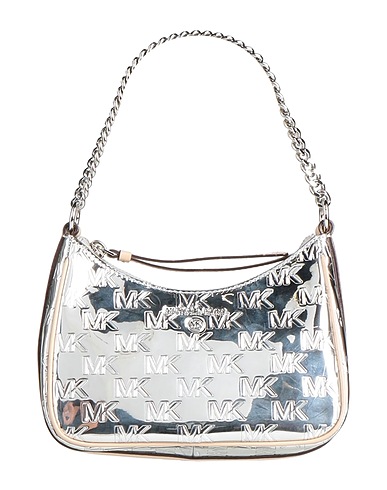 MICHAEL MICHAEL KORS Handbag Silver Leather