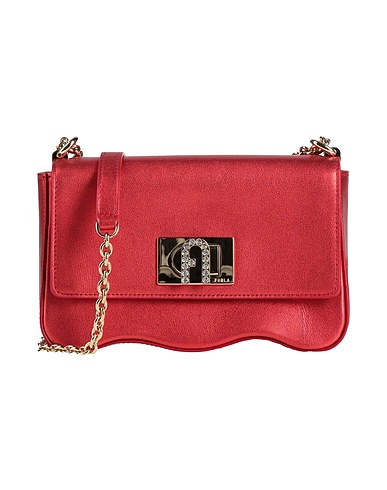 FURLA Across-body bag Red Calfskin
