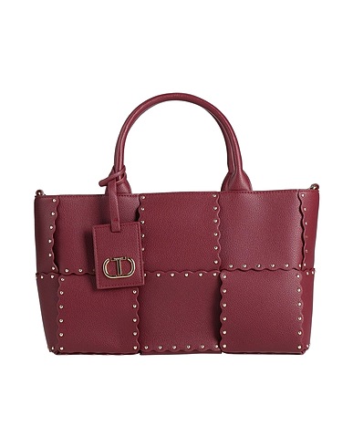 TWINSET Handbag Burgundy 100% Polyurethane