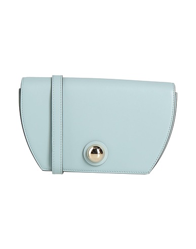 FURLA Cross-body bags Sky blue Leather
