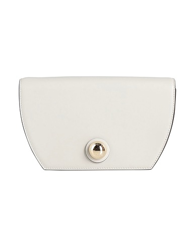 FURLA Across-body bag Off white Leather