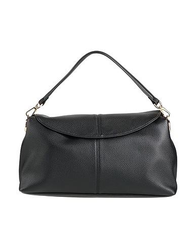 TWINSET Handbag Black 100% Polyester, Polyurethane