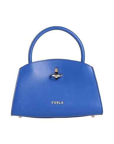 FURLA Handtasche Blau Leder