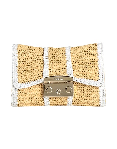 FURLA Borsa a mano Bianco Fibre tessili