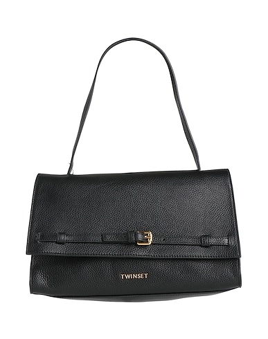 TWINSET Borsa a mano Nero 100% Pelle di bovino