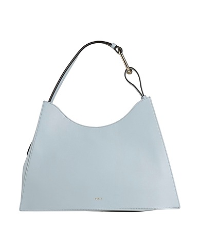 FURLA Handbag Sky blue Calfskin