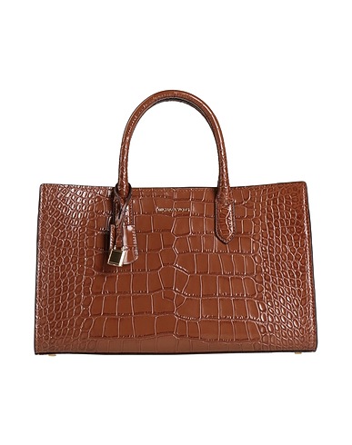 MICHAEL MICHAEL KORS Handtasche Braun 100% Rindsleder