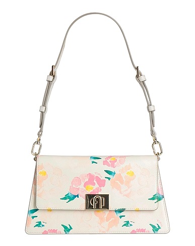 FURLA Shoulder bag Ivory Leather