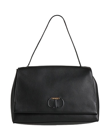 TWINSET Handbag Black 100% Cow leather