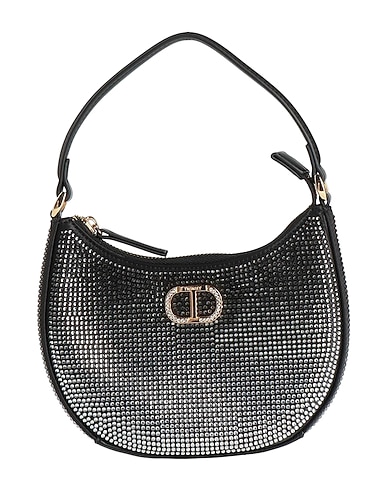 TWINSET Borsa a mano Nero 100% Poliestere