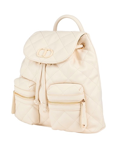 TWINSET Rucksacks Ivory 100% Polyurethane