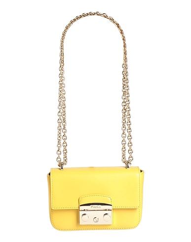 FURLA Shoulder bag Mustard Leather