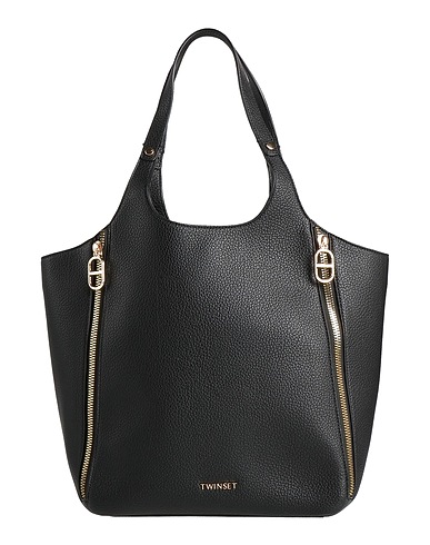 TWINSET Handbag Black 100% Polyurethane