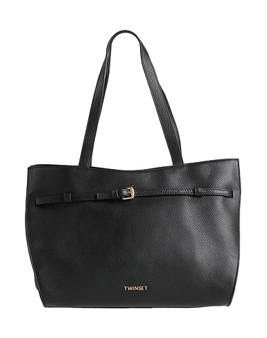 TWINSET Handbag Black Cow leather