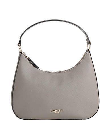 TWINSET Handbag Grey 100% Polyurethane
