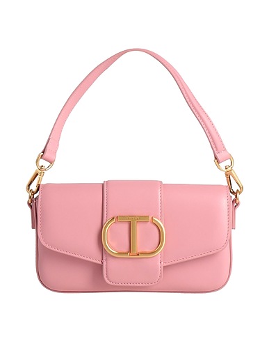 TWINSET Handbag Pink Cow leather