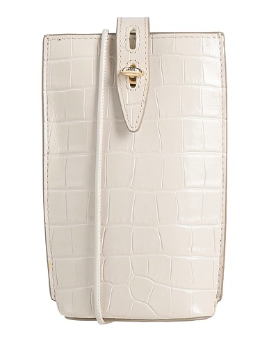 FURLA Umhängetasche Off white 100% Leder