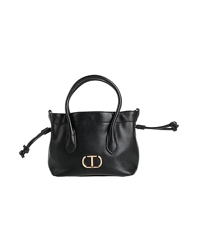 TWINSET Handbag Black 100% Polyurethane