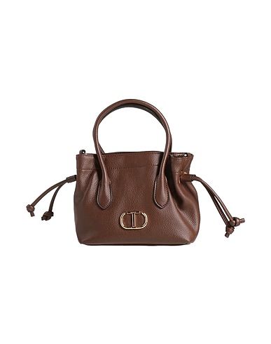 TWINSET Borsa a mano Cioccolato 100% Poliuretano
