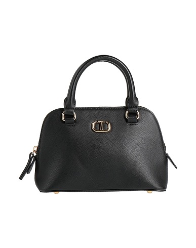 TWINSET Handbag Black 100% Polyurethane
