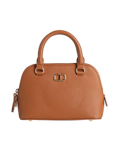 TWINSET Handbag Camel 100% Polyurethane