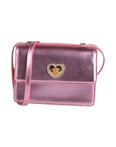 VERSACE Across-body bag Fuchsia 100% Calfskin