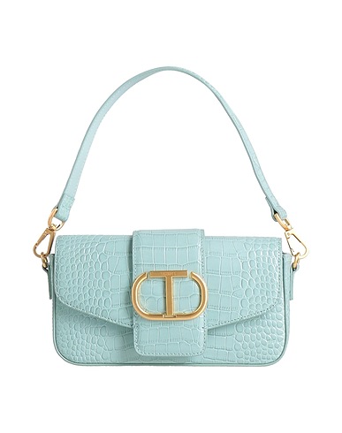 TWINSET Handbag Sky blue Leather