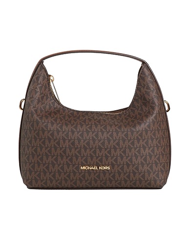 MICHAEL MICHAEL KORS Handbag Dark brown 89% PVC - Polyvinyl chloride, 10% Polyester, 1% Polyurethane