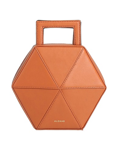 ALOHAS Handbag Khaki Cow leather