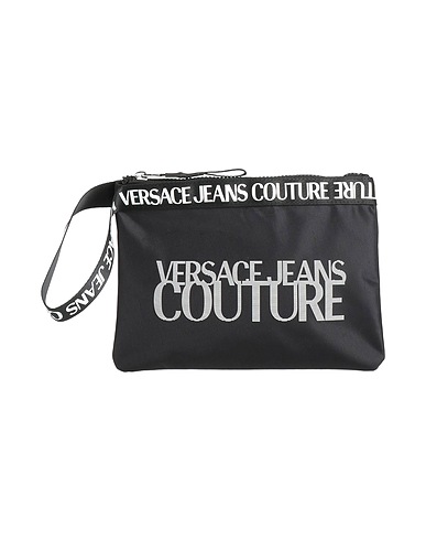 VERSACE JEANS COUTURE Handbag Black 100% Polyester