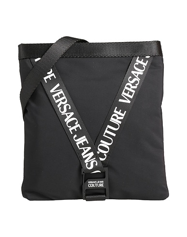 VERSACE JEANS COUTURE Cross-body bags Black 100% Polyamide