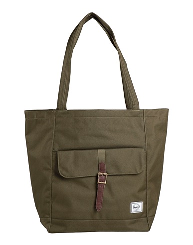 HERSCHEL SUPPLY CO. Shoulder bag Military green 100% P.E.T. recycled polyester
