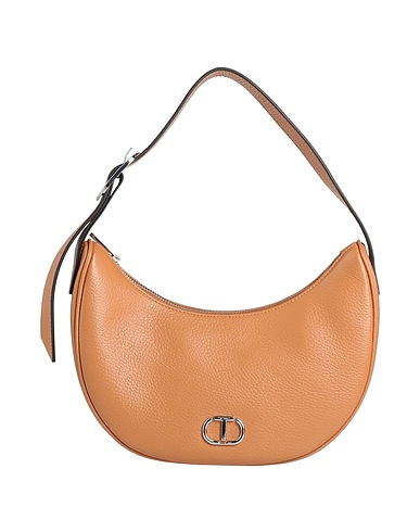 TWINSET Handbag Camel 100% Cow leather