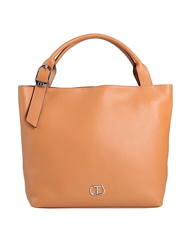 TWINSET Handbag Camel 100% Cow leather