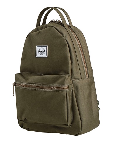 HERSCHEL SUPPLY CO. Backpacks Dark green 100% Recycled PET, TPE - Thermoplastic Elastomer