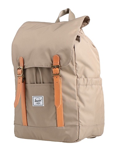 HERSCHEL SUPPLY CO. Rucksacks Taupe 100% Recycled polyester, Leather
