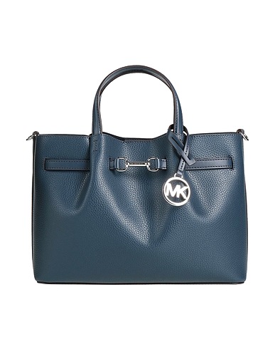 MICHAEL MICHAEL KORS Handbag Navy blue Leather