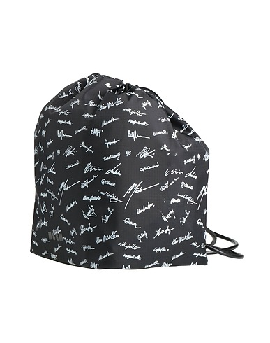 MSGM Zaini Nero Fibre tessili