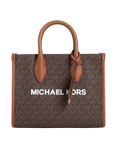 MICHAEL MICHAEL KORS Handbag Dark brown Textile fibers