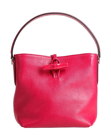 LONGCHAMP Handbag Magenta Goat skin