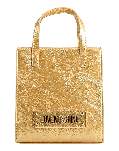 LOVE MOSCHINO Handtasche Gold 100% Polyurethan